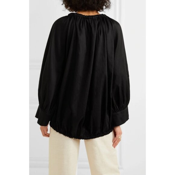 Toteme "Armo" Blouse in Black, Size XS (fits like a S/M) - Picture 4 of 10
